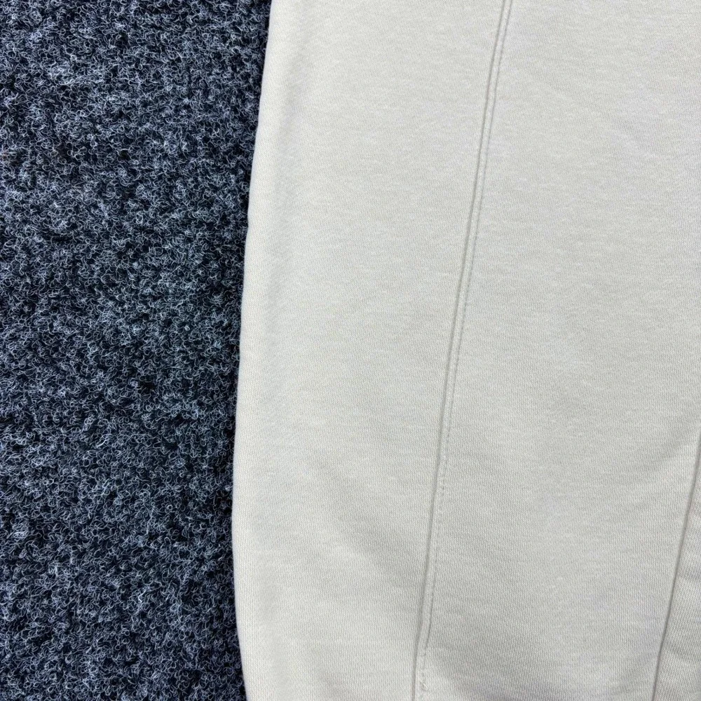 Nike Sportswear Essential Fleece Pintuck Sweatpants Cream Off White Womens Small